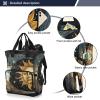 Jihqo Diaper Bag Backpack Sun and Moon Travel Diaper Bags for Women, 10L Functional Baby Changing Bag with Insulted Pockets, Stroller Straps view 2