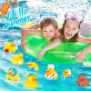 35 Packs Rubber Ducks in Bulk Assortment Jeep Ducks for Ducking, Small Rubber Duckies for Toddler Baby Bath Toys Floater Duck Bath Pool Toys Kids Party Favors with Mesh Carry Bag view 4