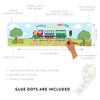 Andaz Press Personalized Chugga Two Banner, 13 X 47-inch Custom Happy Birthday Banner Choo Choo I'm 2 Train Birthday Decorations view 2