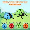 TOYANDONA 4pcs Wind Up Toys for Kids, Walking Bugs Toys Insect Wind Up Ladybug Clockwork for Boys Girls Novelty Birthday Party Favors Classroom Prizes view 4
