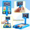 Restroma 8 Pack Tabletop Basketball Game Mini Basketball Game Desktop Basketball Toys for Kids Toys Girls Party Favors Classroom Prizes, 2 Colors view 3