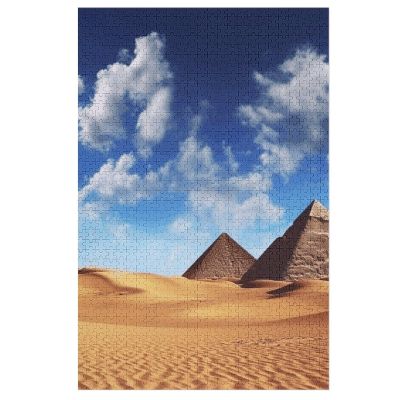 1000 PCS Jigsaw Puzzle for Adults Personalized Picture Puzzle Desert Sky Customized Wooden Puzzle for Family, Birthday, Wedding, Game Nights Gifts