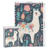 1000 PCS Jigsaw Puzzle for Adults Personalized Picture Puzzle Cute Llama Floral Customized Wooden Puzzle for Family, Birthday, Wedding, Game Nights Gifts view 2