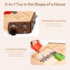 Woodtoe Montessori Screwdriver Board with Lock and Key Toy, Wooden Montessori Toys for Kids 3 4 5 Year Old, Toddler Fine Motor Skills STEM Toy, Preschool Sensory Learning Birthday Gifts for Boys Girls view 2