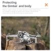 BTG Foldable Landing Gear with LED Lights for DJI Mini 4 Pro Night Flight Light view 3