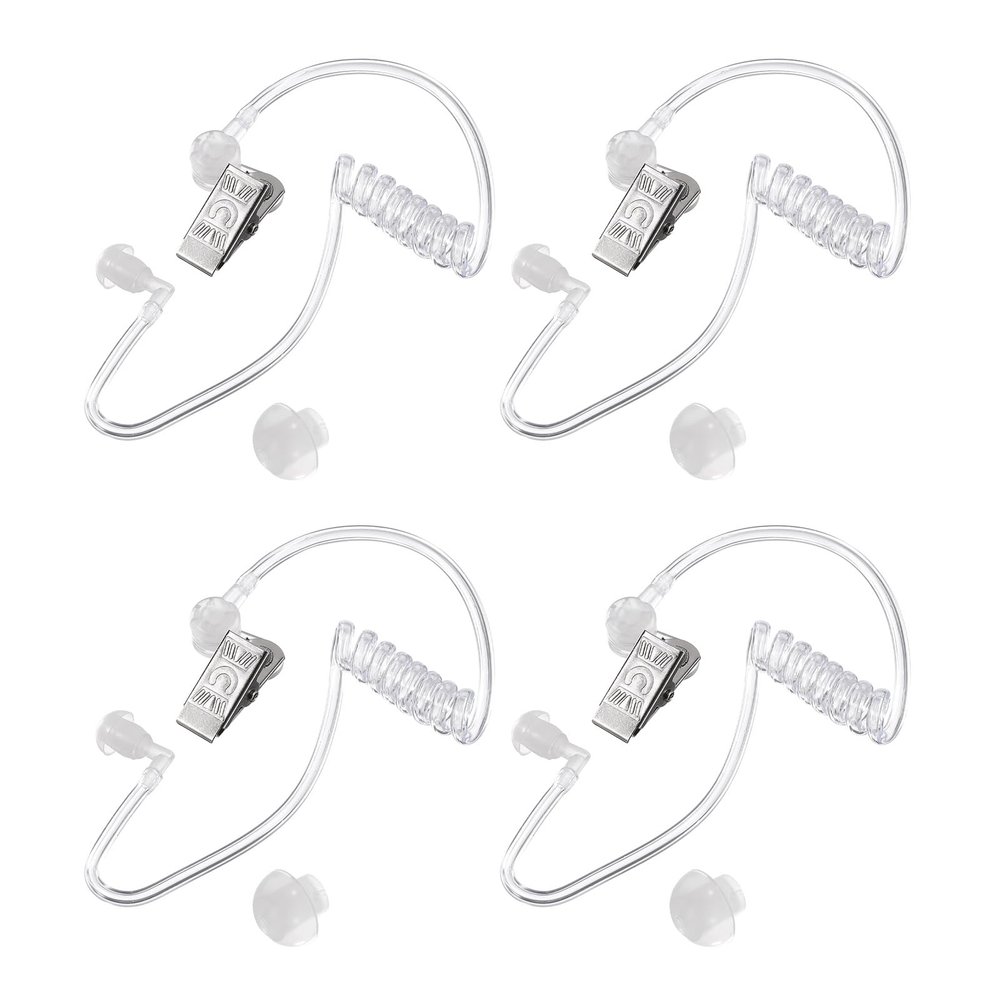 MECCANIXITY Pack of 4 Ear Piece Headset Earpiece Earpiece Costume Prop