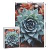 1000 PCS Jigsaw Puzzle for Adults Personalized Picture Puzzle Succulent Plant Customized Wooden Puzzle for Family, Birthday, Wedding, Game Nights Gifts view 2