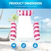 2 Pack Inflatable Pool Floats 4-in-1 Pool Hammock with Bottom Mesh 3 Tubes Inflatable Hammock for Adults,Portable Floating Chair Bed for Travel, Swimming Pool Hot Tub view 2