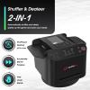 ShuffleBox G1 Pro Automatic Card Shuffler and Dealer 2-in-1, Eletric Shuffling and Dealing Machine All in ONE, Ultra Quiet, Rechargeable, Remote Card Calling, for Board Games and Poker Games (Black) view 2