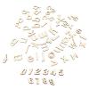 124Pcs Wooden Letters,Wooden English Letter Shape Chips Decoration Wood Pieces Exquisite Home Decor DIY Crafts Wall Decor for Living Room view 1