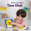 WISE HEDGEHOG Kids Learning Time Activity Game Set, 53 Piece Set, Interactive Play, 4 Fun Time Based Games, Teaching Clock Kids Learn Time Fast, 3 Levels of Difficulty view 4