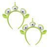 Pumnao Three-eyed Alien Monster Toy Headband Cute Plush Headband Headwear for Themed Party Girls and Kids (2 Pcs) view 1