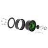 1.9 Beadlock wheels aluminium alloy1.9 wheels Three color and style options available for 1:10 RC Crawler Axial SCX10 SCX10 II TRX4 RC4WD D904pcs (Green) view 3