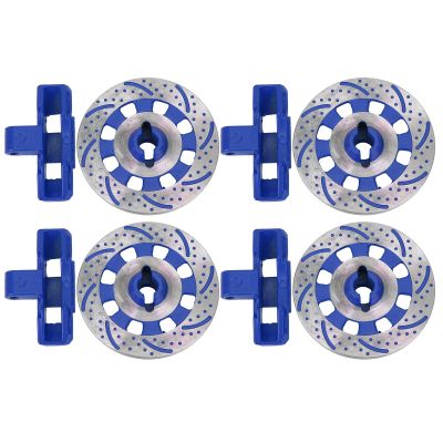 Pilipane Metal Hex Wheel Hub Brake Disc Caliper Disc RC Accessories for UDR 1/7 RC Car (Blue)