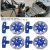Pilipane Metal Hex Wheel Hub Brake Disc Caliper Disc RC Accessories for UDR 1/7 RC Car (Blue) view 2
