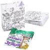 7 1/4" x 9" Color Your Own Medium Jungle VBS Paper Take Home Bags - 12 Piece, Vacation Bible School 2024 view 1