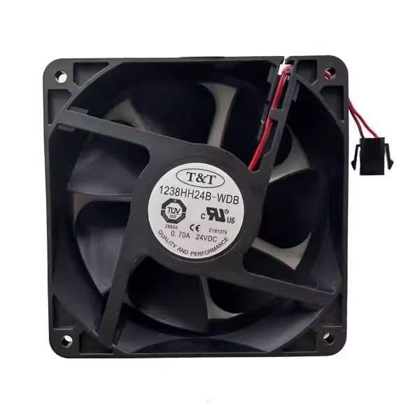 1238HH24B-WDB 3HAC029105-001/002 DC24V 0.70A 12CM 12038 ABB Cooling Fan for Javosaw 1238HH24B-WDB Fan