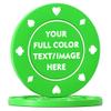 Generic 100-1000 Custom Poker Chips,Imprint Your Own Personal Logo, Text and Image (Style 14) view 1