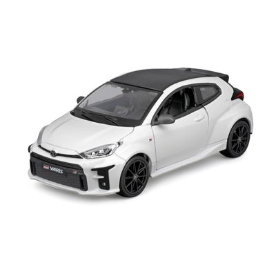 Maisto 2021 Toyota GR Yaris White with Carbon Top Special Edition Series 1/24 Diecast Model Car