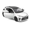 Maisto 2021 Toyota GR Yaris White with Carbon Top Special Edition Series 1/24 Diecast Model Car view 2