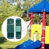 Amagogo Pretend Phone Toys Kids Climbing Frame Accessories Our Toy Telephone Kids Playground Telephone Pirate Wheel Game Outdoor Equipment Game Playground Pho, Green view 2