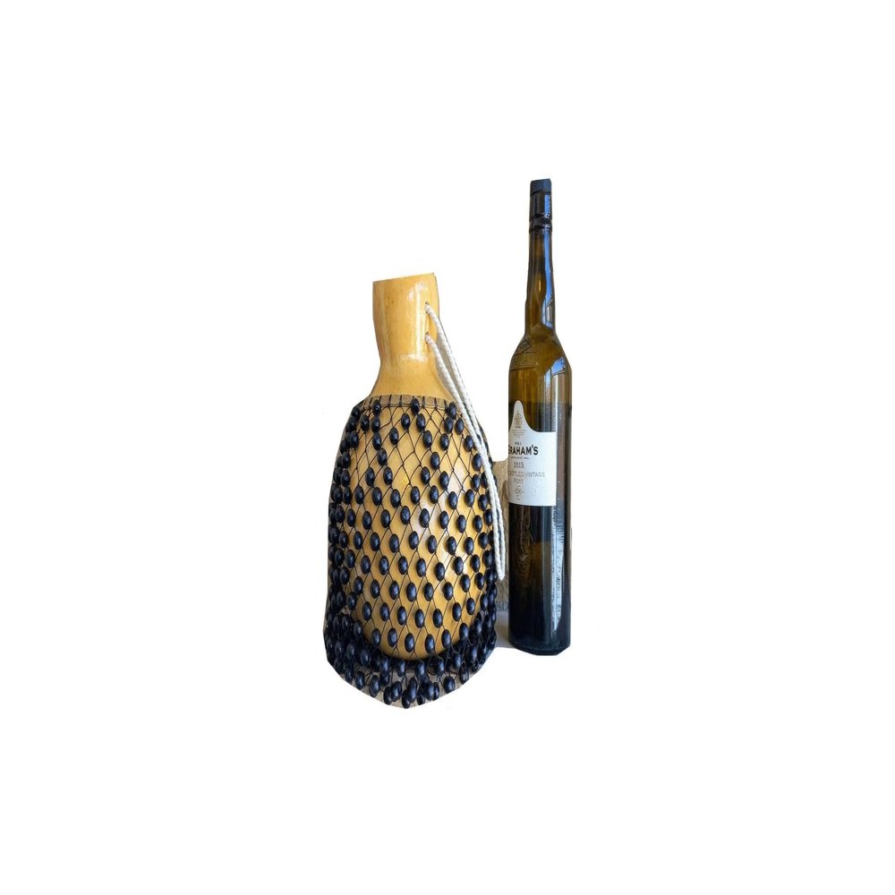 Black Beaded Gourd Shekere Instrument, Latin Agbe Instrument, Rhythm Instrument, Percussion Instruments, Gift for Mom