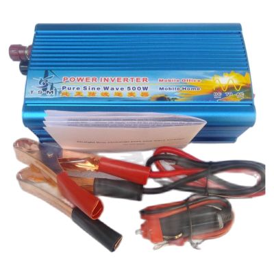 PGMTDEFXJO 500W Pure Sine Wave Inverter (Color : 60HZ, Size : 12V-110-120V)