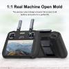 Silicone Protective Cover Case for Mini 4 Pro Air 3 RC 2, Shockproof Protective Case Compatible with Mini 4 Pro Air 3 RC 2 Controller Accessories, Comfortable Grip (Black) view 3