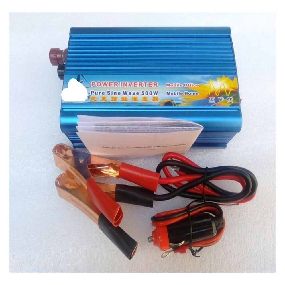 PGMTDEFXJO Digital Display 500W DC 24V to AC 220V 230V 240V Pure Sine Wave Inverter (Color : 1KW 50HZ, Size : 110V-110-120V)