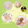 5 Pcs Wooden Baby Egg Shakers Hand Musical Maracas Percussion Instruments for Toddlers Kids view 4