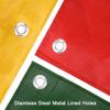 Pasuihcay 52 inch x 90 inch Swing Set Replacement Tarp for Play Set Outdoor, Multi-Color, Green & Yellow & Red view 3