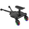 2024 New-Universal Stroller Board with Detachable Seat, 2in1 Sit and Stand Stroller Glider Board for Most Strollers, Holds Children Up to 55 LBs Stroller Standing Board (Multi-Coloured) view 1
