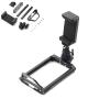 JOYSOG Metal Transmitter Protector Frame for Flysky Noble NB4 / NB4 Pro/NB4+ Remote Control Protector Frame Support with Extended adapter Update Parts (Black) view 1
