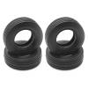 cvking Drift Tire RC Tyres Compatible with Tamiya for for Scania for Actros R620 R470 1/14 RC Truck Tipper Trailer Parts 4Pcs Rubber Tire Tyre 28Mm Width view 1