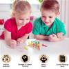 12 Pack - Wooden Triangle Peg Board Game - Retro Mini Travel Game view 4