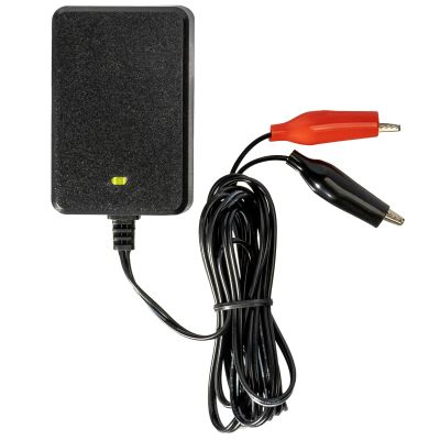 Universal Fully Automatic 6 V Sealed Lead Acid Smart Battery Charger SLA Maintainer Compatible with Bumper Cars Motorcycle ATV 6 Volt Battery Charger Crocodile Clip Charger