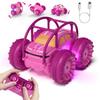 MaxTronic Amphibious Remote Control Car,Rechargeable RC Cars Toy 360 Flips Rotation Stunt Crawler 15KM/H 4WD All Terrain Outdoor Indoor Toy for Kids Boys Girls 3-12 view 1
