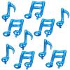10PCS Music Note Balloons 17 Inch Music Themed Party Supplies Foil Aluminum Balloon Baby Shower Music Party Wedding Birthday Party Decoration Supplies(Dark Blue) view 1