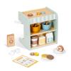 OOOK 2-in-1 Kids Wooden Toy Coffee Maker Playset, Toddler Pretend Play Kitchen Food Small Coffee Shop with 28 Pcs Play Kitchen Accessories for Girls & Boys view 2