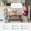 OOOK 2-in-1 Kids Wooden Toy Coffee Maker Playset, Toddler Pretend Play Kitchen Food Small Coffee Shop with 28 Pcs Play Kitchen Accessories for Girls & Boys view 3