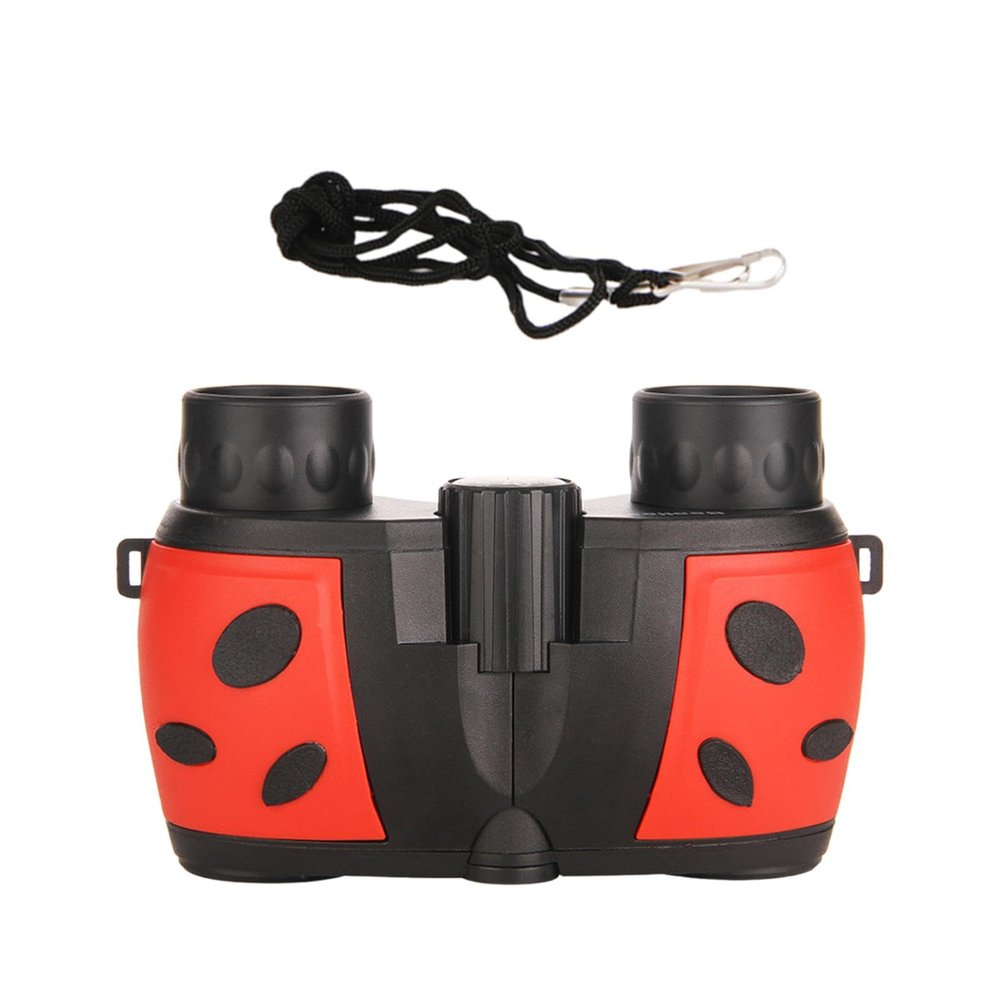 Menolana Kids Children Magnification Toy Educational Learning Binoculars Toy Camping for Sports Exploration, Red