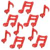 10PCS Music Note Balloons 16 Inch Music Themed Party Supplies Foil Aluminum Balloon Baby Shower Music Party Wedding Birthday Party Decoration Supplies(Red) view 1