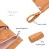 ALVABABY 3pcs Cloth Diaper Wet Dry Bags Waterproof Reusable with Two Zippered Pockets Travel Beach Pool Daycare Soiled Baby Items Yoga Gym Bag for Swimsuits or Wet Clothes 3L-ZM11 view 2