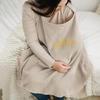 gorm Personalized Name Embroided Baby Breastfeeding Blanket Custom Newborn Nursing Cover Cotton Maternity Feeding Blanket (H,75x95cm) view 2
