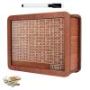 Cash Vault Wooden Savings Box, Oversize Wooden Cash Money Saving Box,Adults Money Box with Counter,Wooden Saving Money Piggy Ban, Money Box for Cash Saving (Color : $3000) view 1