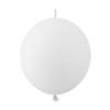 IN-JOOYAA 6 Inch White Latex Link Balloon 50 Pcs Quick Link Balloons for Party Decoration view 1