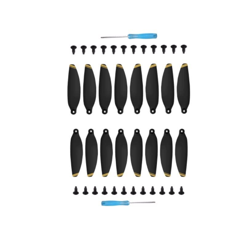 16pcs Propeller/Fit for Mini 2 /Mini SE Drone 4726 Replacement Props Blade Wing Fans Spare Parts Drone Accessories (Color : 16 pcs Gold)