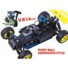 BINGXMF 1/10 Nitro RC Car for Adult 75CC Oil-Powered Two Speed RC Crawler Truck, 4WD Off Road Buggy Nitro Gas Power Remote Control Car Hobby Toys, 90KM/H Fast Petrol Engine Racing Car RC Vehicle view 3