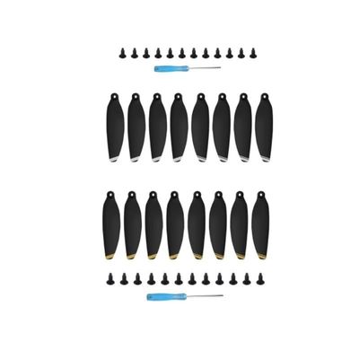 16Pcs Mini Propellers/Fit for Mavic Mini Drone Replacement Low-Noise and Quick-Release Blades Props (Color : 8 Gold 8 Silver)
