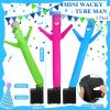 Poen 3 Pcs Mini Inflatable Tube Man White Elephant Gift Funny Gag Birthday Wacky Waving Inflatable Guy with Blower Desktop Mini Dancer Gift for Women Party Decoration(Cute) view 2